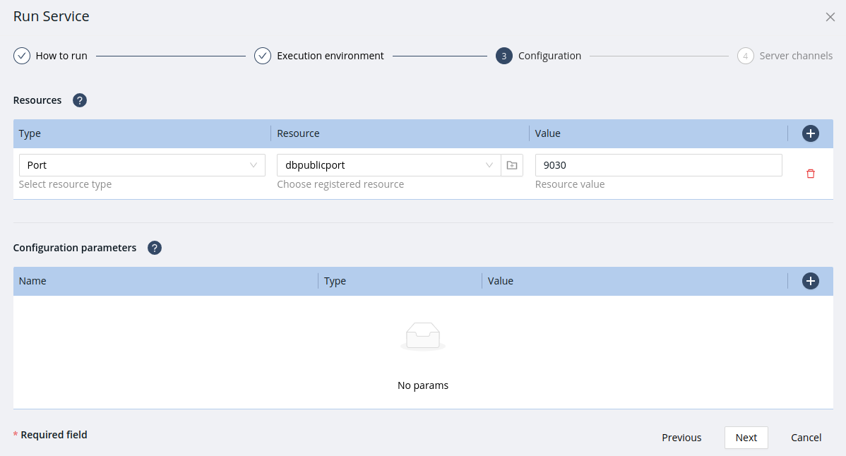 deploy service database.03.04