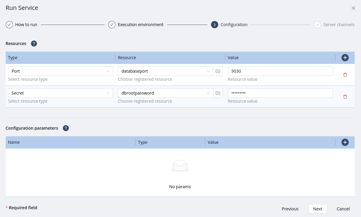 deploy service database.03.07